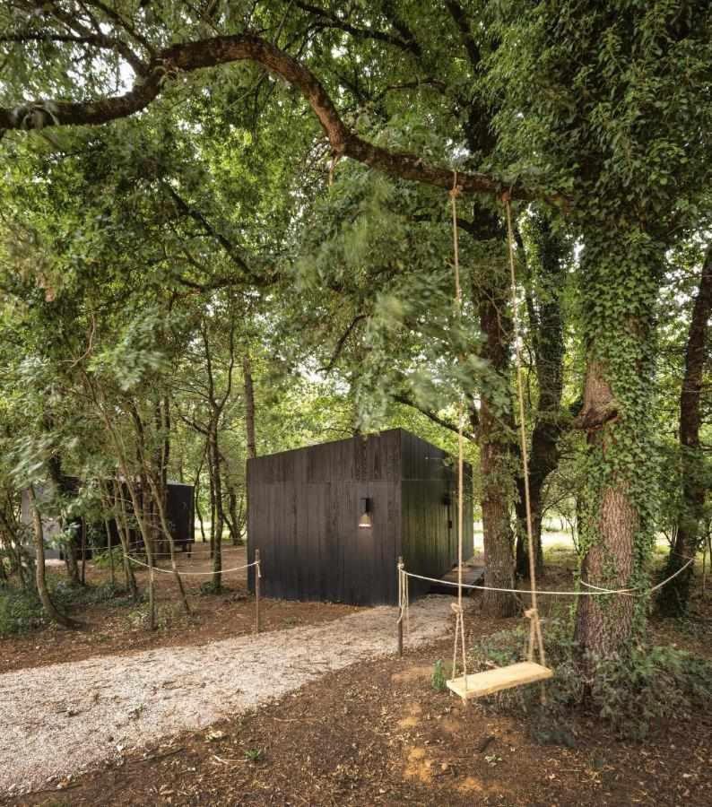 A Leira 116 Cabanas De Diseno Sarria Dış mekan fotoğraf